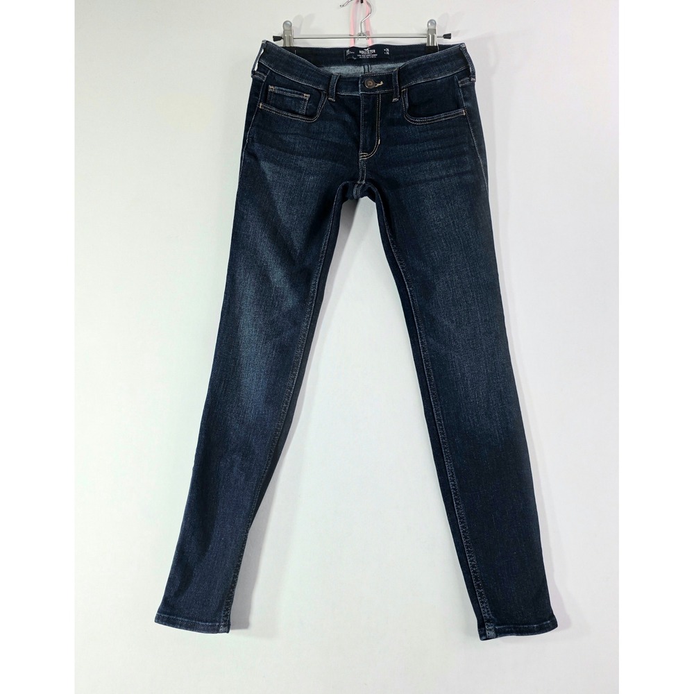 Hollister Low-Rise Super Skinny Jeans Dark Wash Soft Stretch 29x27